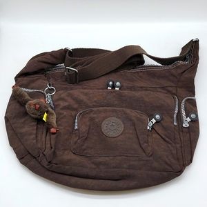 Kipling Europa Shoulder Bag Brown